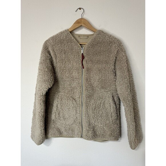 LULULEMON Oh So Sherpa Full Zip Jacket Trench Size 4 Fleece Pullover $168 MSRP - Picture 1 of 6
